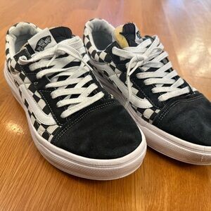 Vans Classic Black and White Checkered Shoes